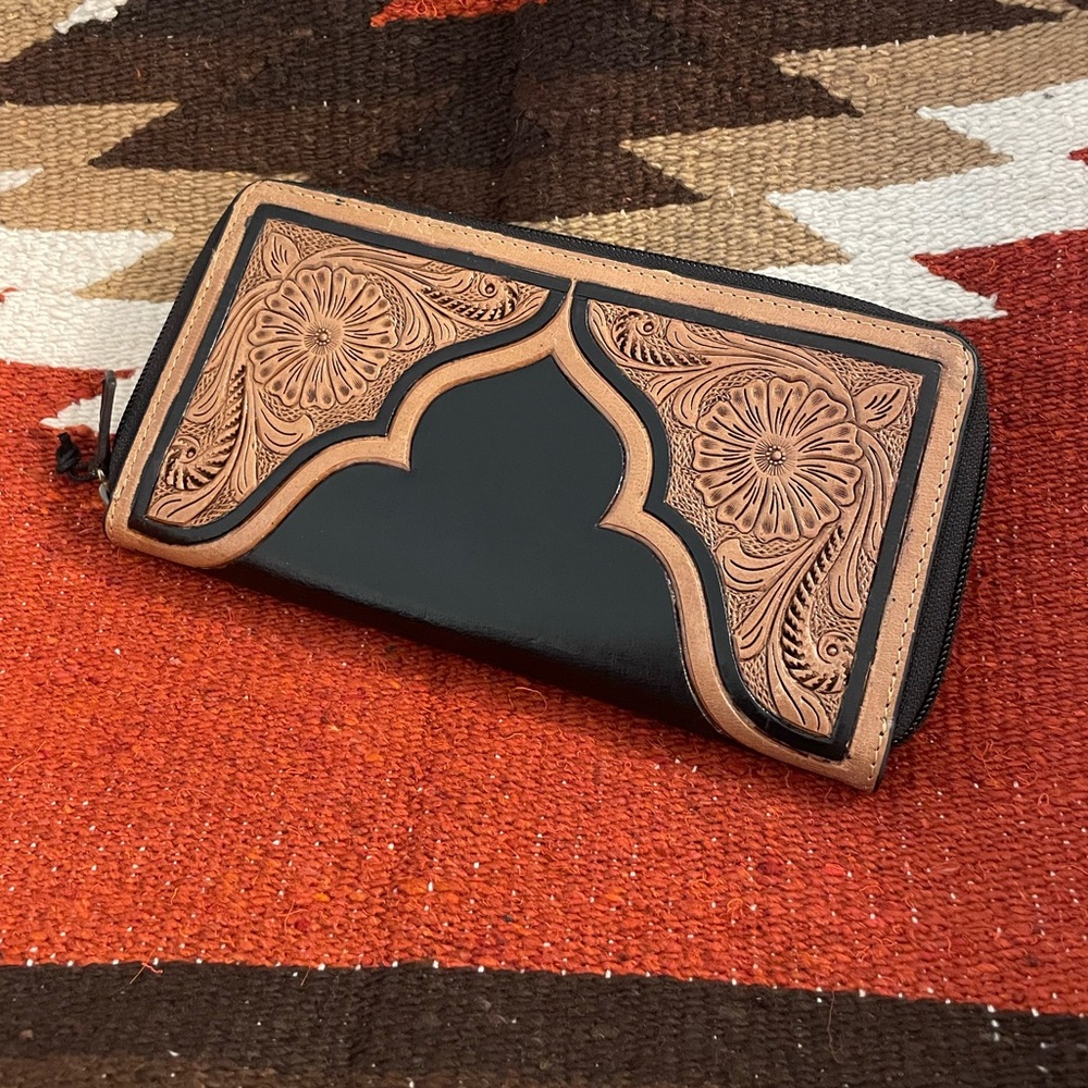 Tooled Leather Wallet